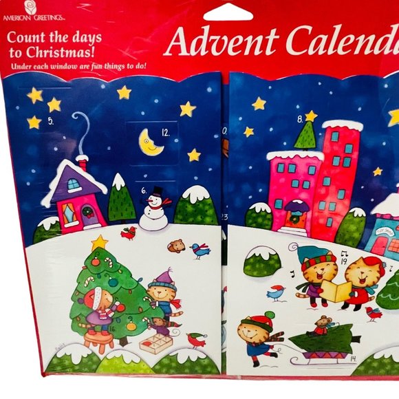 American Greetings  Advent Calendars Count the Days to Multicolor - Picture 1 of 7